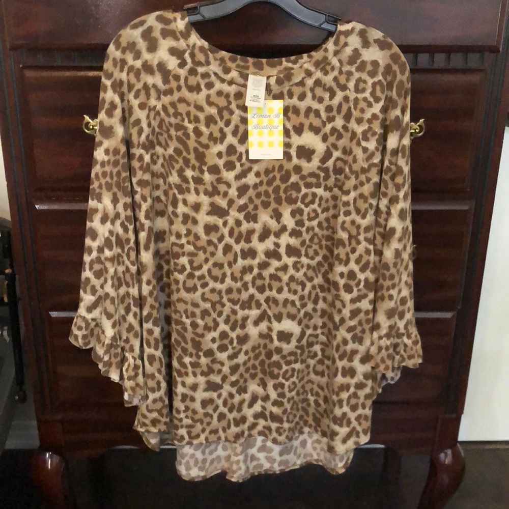 New leopard blouse